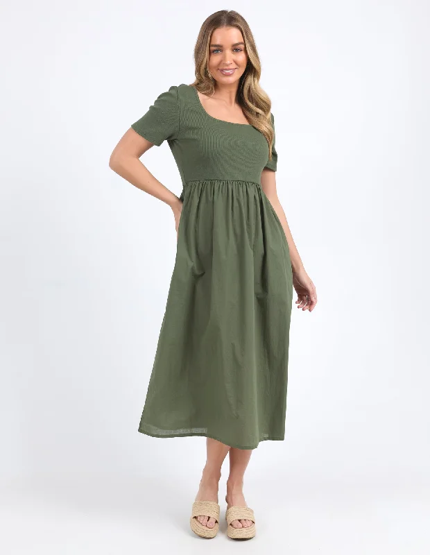 Foxwood Ella Dress Khaki