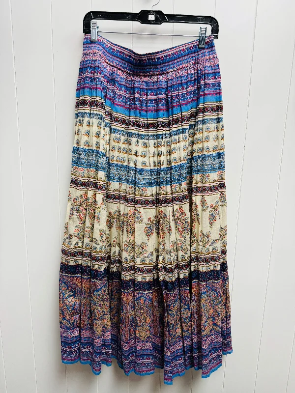 Skirt Maxi By Sundance In Blue & Red, Size: L