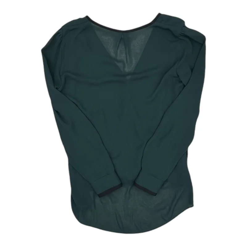 Blouse Ls By H&M In Green, Size:M