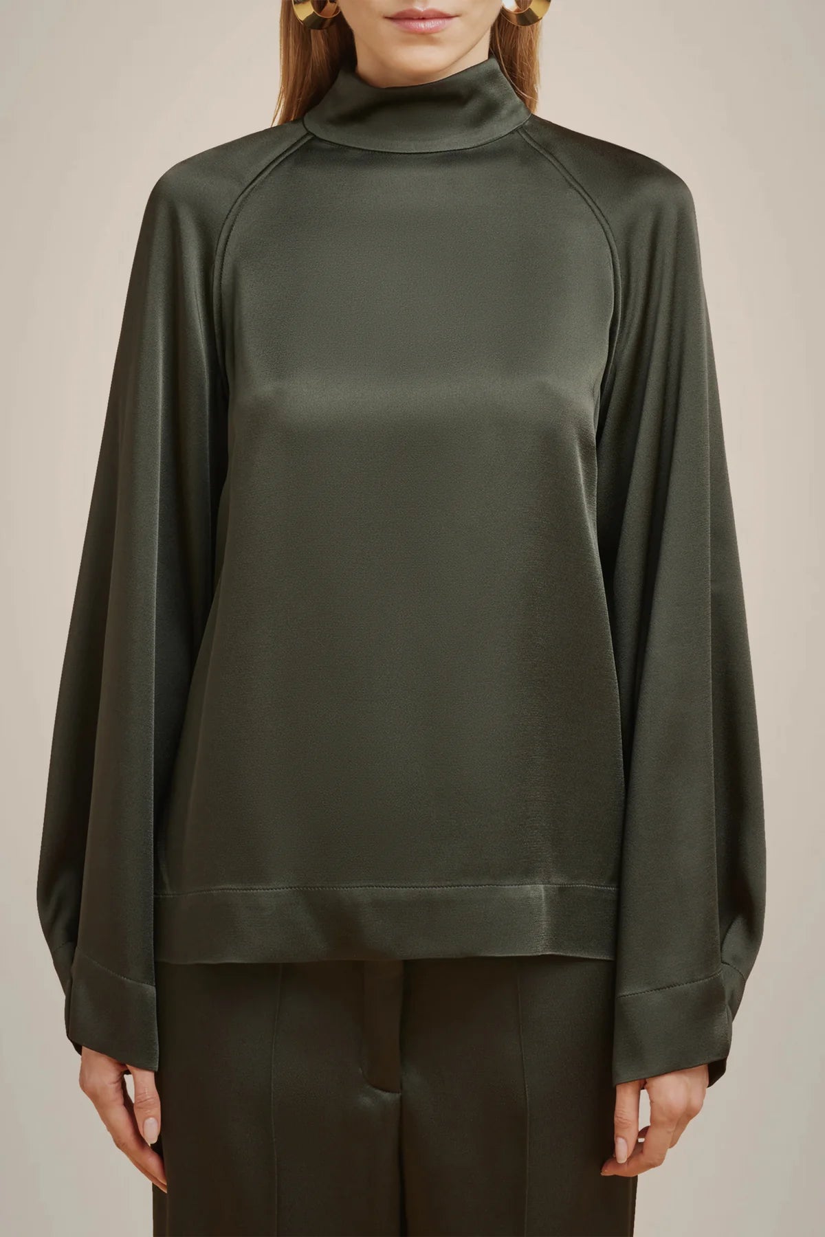 High Neck Blouse - Underground