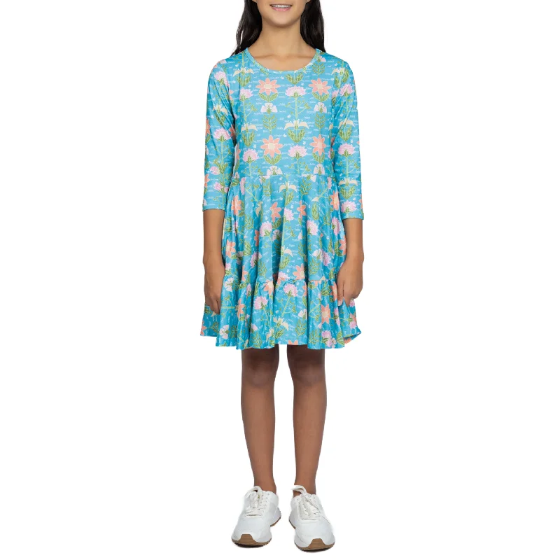 Parts Of A Flower Kids Twirl Dress with Frill