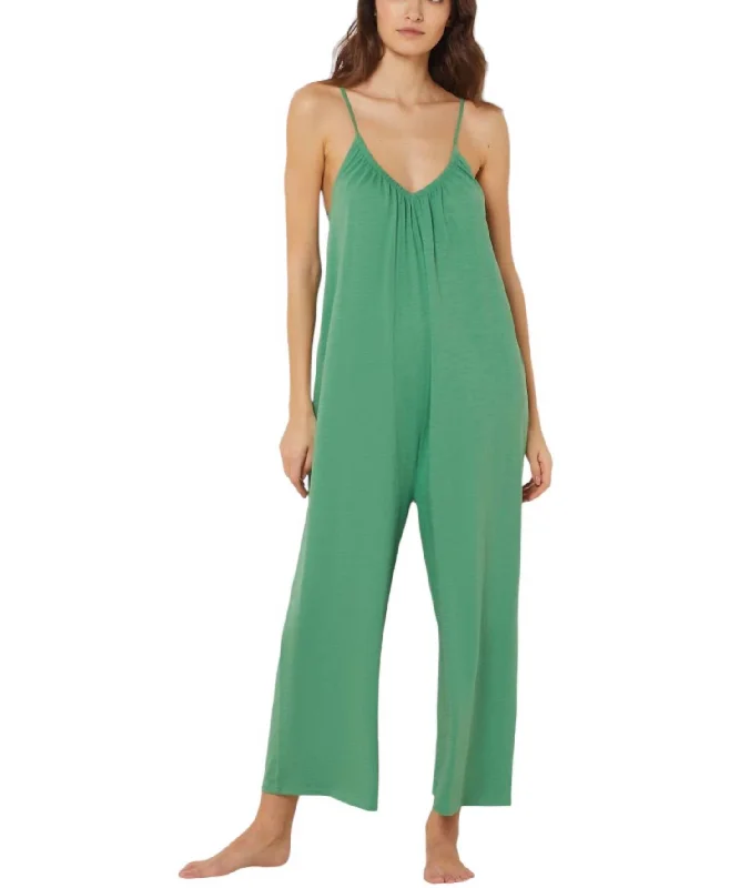 Air Flow Jumpsuit In Mint