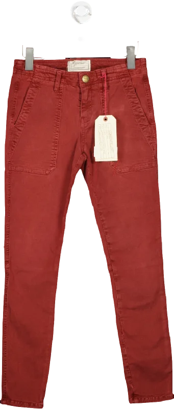 Current/Elliott Dark Red Slim Jeans BNWT W27