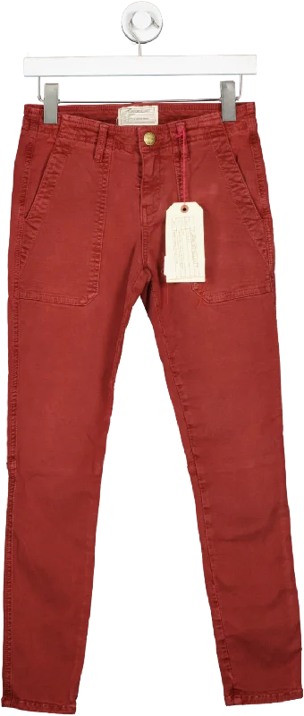 Current/Elliott Dark Red Slim Jeans BNWT W27