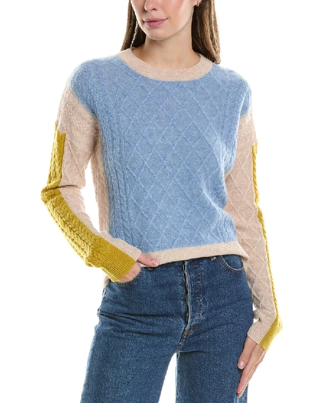 InCashmere Cable Cashmere Pullover