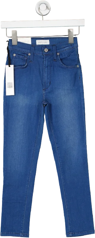 James Jeans Blue High Rise Skinny Crop Jeans BNWT W24