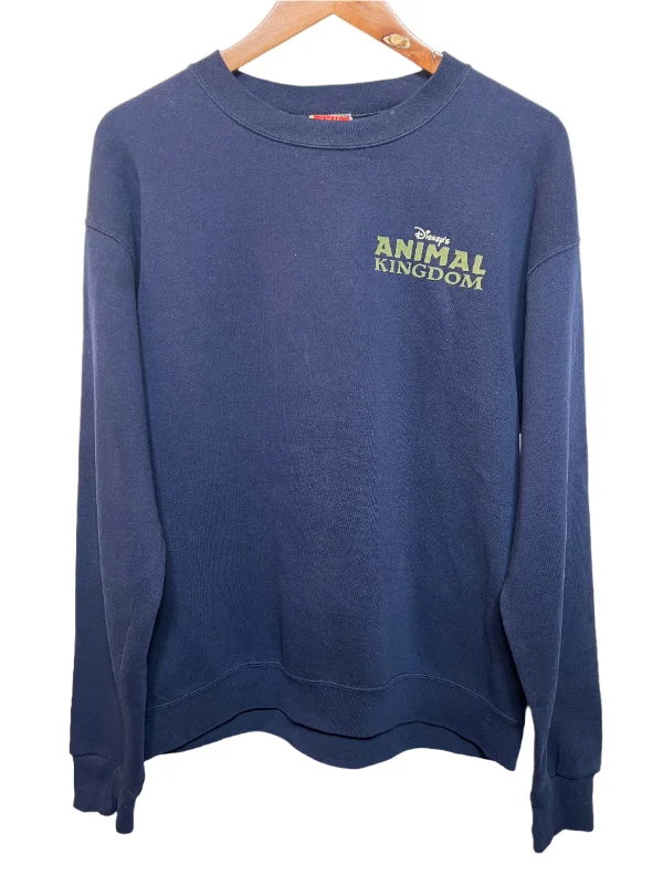 Mickey Inc Animal Kingdom Navy Sweatshirt (Size L)